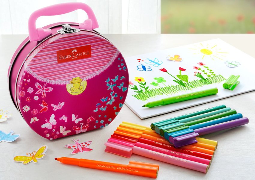 Flamastry Connector 33 Szt. Torebka Faber-Castell