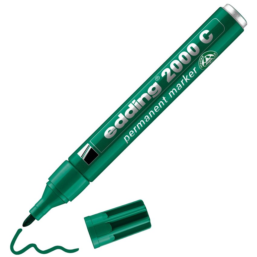 Marker permanentny e-2000c EDDING 15-3mm zielony