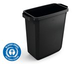 Pojemnik prostokątny na odpady 60 litr. ECO Czarny / Durable