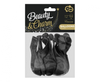 Balony Beauty&Charm, metaliki czarne 12 cali/ 10 szt. /GoDan