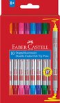 Flamastry Dwustronne Etui 10 Kol. Faber-Castell