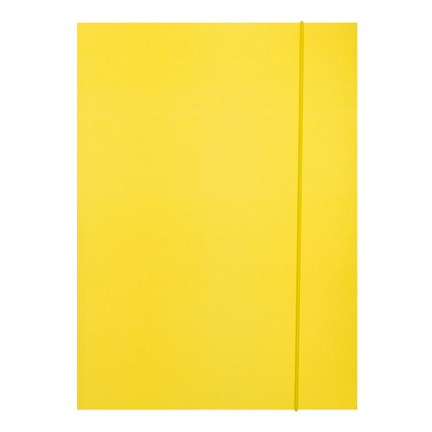 Teczka z gumką OFFICE PRODUCTS Fluo soft touch karton/lakier A4 320gsm 3-skrz., mix kolorów