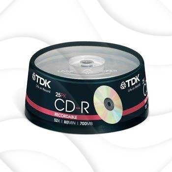 Cd-R Tdk 700Mb 52X Cake 25Szt.