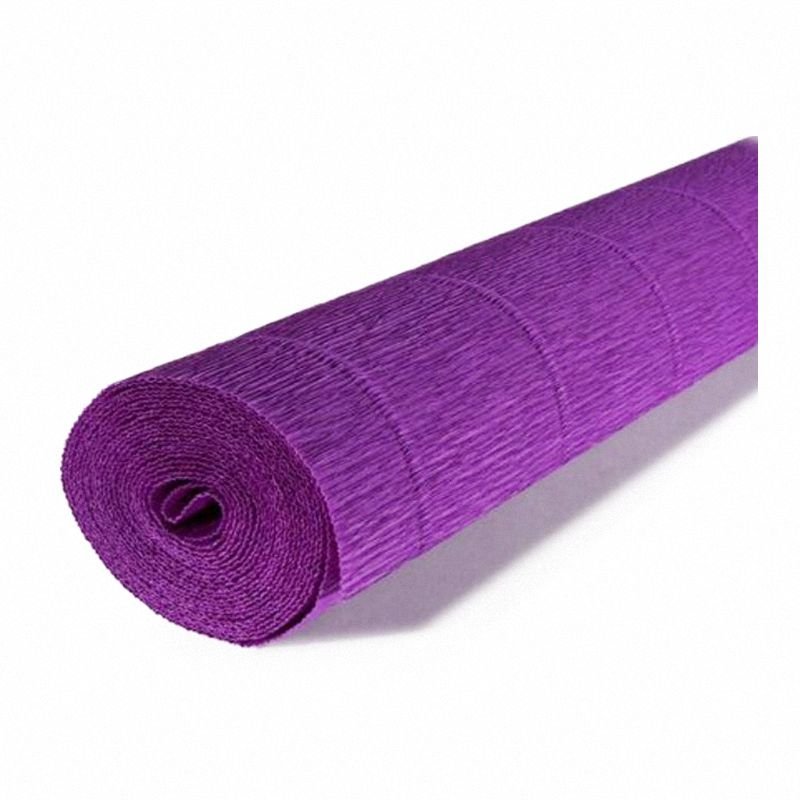 Bibuła Krepina Florystyczna 0,5x2m nr.40 Fioletowa Ciemna