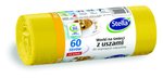 Worki Na Śmieci LDPE Do Segregacji Odpadów Plastikowych i Metalowych 60L A'14 z Uszami Żółte /Stella