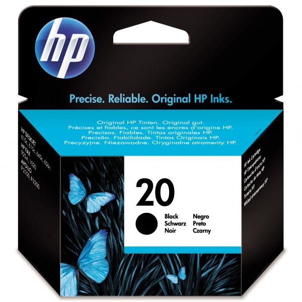 HP 20 [C6614DE] 610C/630C/648C/F378 Czarny (Oryg.)