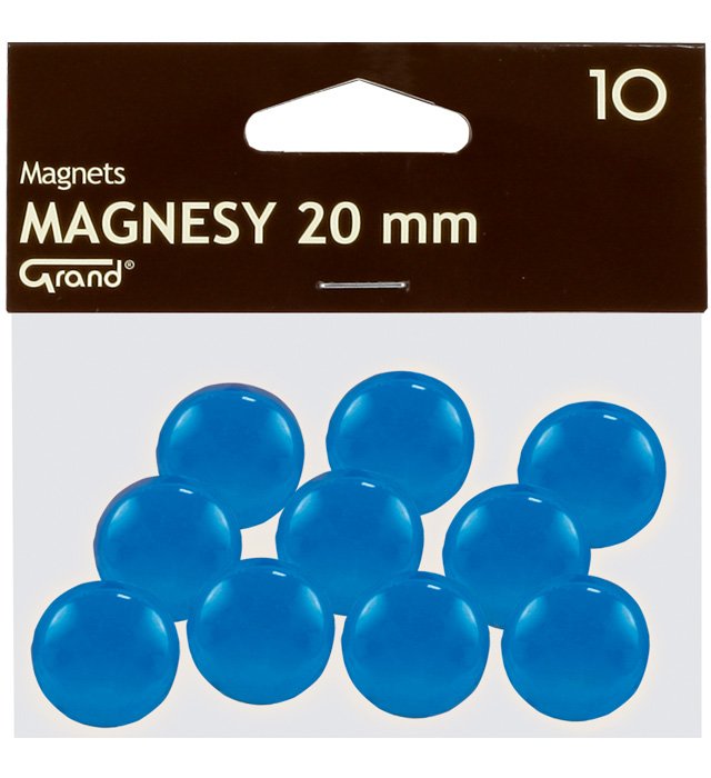 Magnes 20mm GRAND niebieski 10szt.