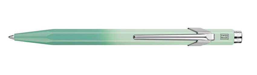 Zestaw długopis 849 i ołówek 844 CARAN D'ACHE Misty Forest w etui zielony