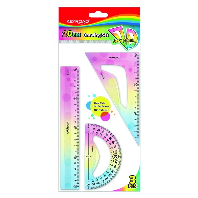 ZESTAW GEOMETRYCZNY, KEYROAD, PASTE