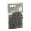 Spinacze okrągłe APLI Up North 28mm 140szt., pudełko z zawieszką khaki