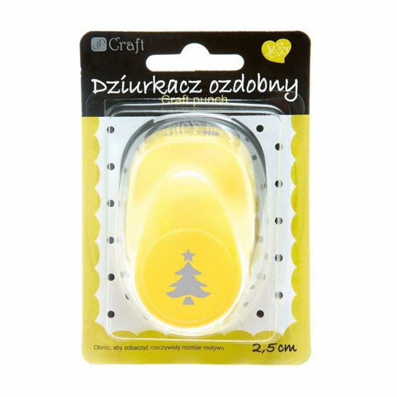 Dziurkacz Ozdobny 2.5cm [JCDZ-110-137] Choinka /DpCraft