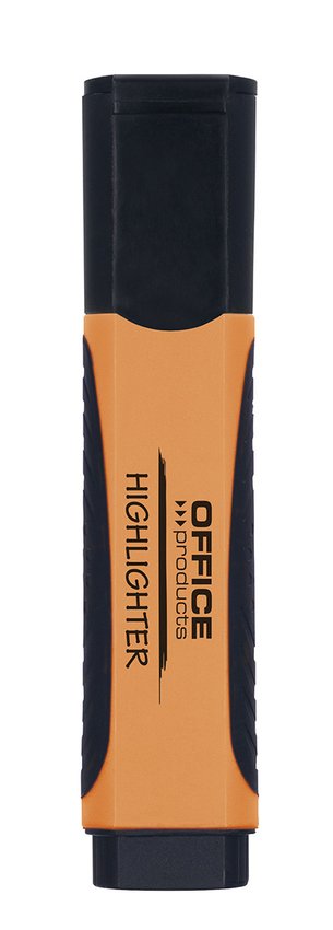 Zakreślacz OFFICE PRODUCTS z gumowym uchwytem 2-5mm pomarańczowy