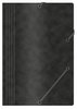 Teczka Z Gumką Office Products Preszpan A4 390Gsm 3-Skrz. Czarna