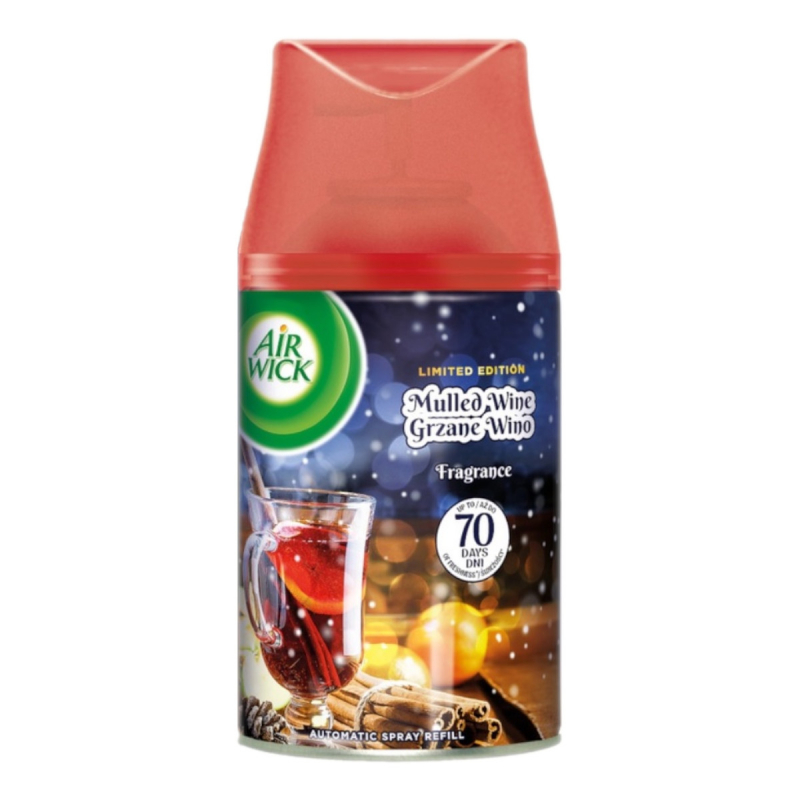 Air Wick Aerozol Odśw.Pow. Zapas 250ml Freshmatic Grzane Wino