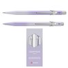 Zestaw długopis 849 + ołówek 844 Caran d’Ache Blooming Lavender w etui liliowo-szary