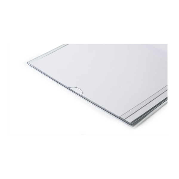 Szyld Regałowy i Alejkowy Magnetyczny A5 Poziomy Przezroczysty /Durable 187319