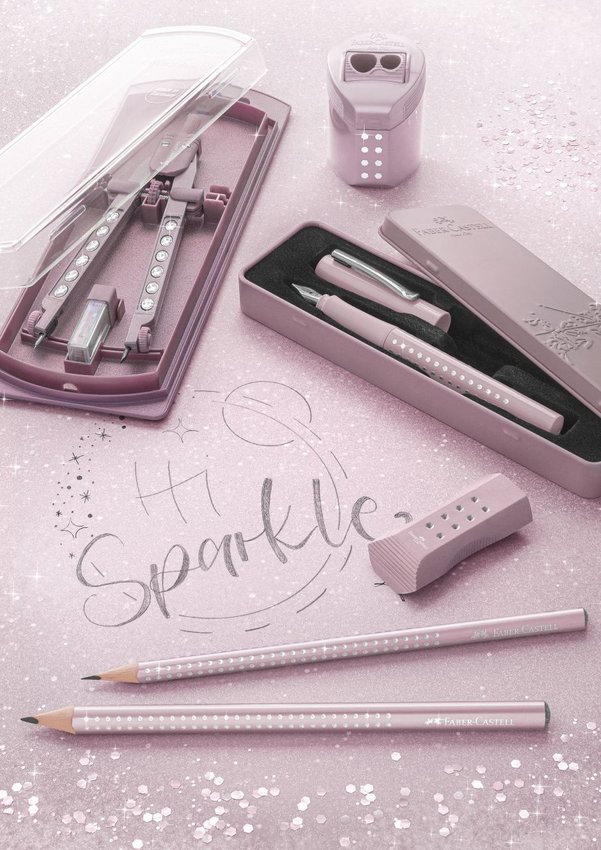 Ołówek Sparkle Metallic Rose Faber-Castell