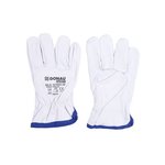 Rękawice Robocze Donau Safety Skóra Kozia Rozm. 9/L Białe /DONAU SAFETY