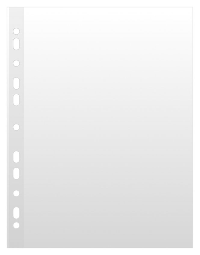 Koszulki na dokumenty OFFICE PRODUCTS PP A4 krystal 45mikr., 100szt.