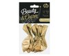 Balony Beauty&Charm, platynowe j. złote 12"/ 7 szt.  /GoDan