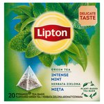 Herbata Lipton Piramidki 20 Torebek Zielona Z Miętą