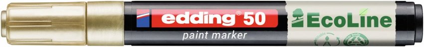 Marker olejowy na bazie wody e-50 EDDING EcoLine 2-3mm złoty