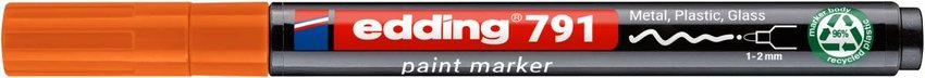 Marker olejowy e-791 EDDING PCR pomarańczowy