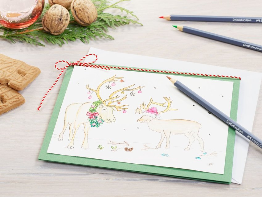 Kredki Goldfaber Aqua 38 Kol. + 2 Ołówki + Pędzelek Studio Box Faber-Castell