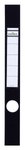 Samoprzylepna Kieszonka/Etykieta na Segregator Ordofix 40x390mm 10szt. Czarna /Durable 809101