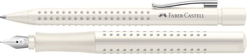 Zestaw Prezentowy Grip 2010 Pióro Wieczne + Długopis Coconut Milk Opakowanie Metalowe Faber-Castell