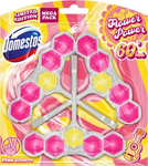 Domestos Power 5 Kostka WC 3x55g Zawieszka Pink