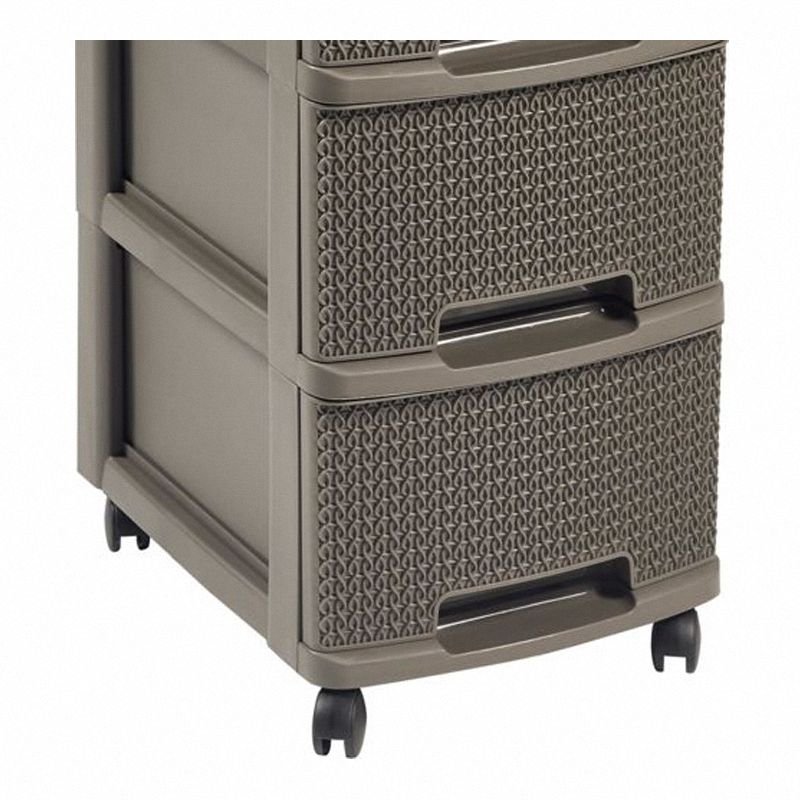 Regał 4x10L Knit Brązowoszary / Curver 228582