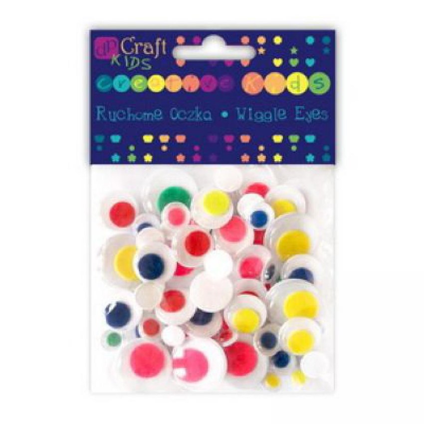 Oczka Ruchome Mix Kolor A'75 /DpCraft
