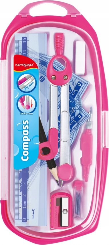 ZESTAW GEOMETRYCZNY, KEYROAD, 9 ELE