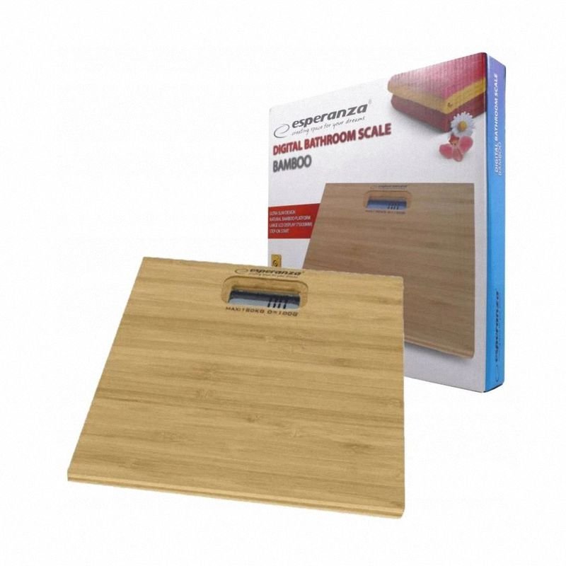 Waga Cyfrowa Łazienkowa Bamboo EBS012  / Esperanza
