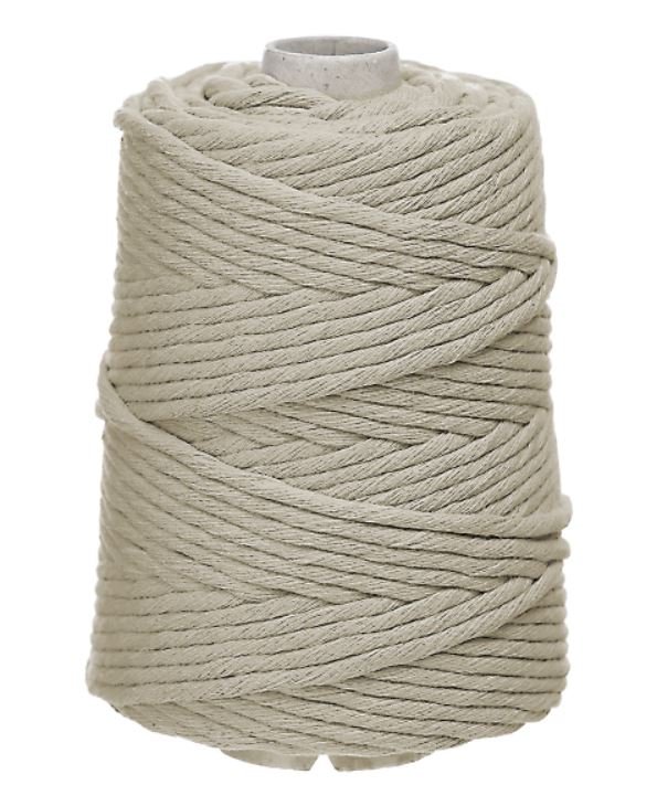 Sznurek Bawełniany Skręcany 5mm 100m Piaskowy / DpCraft