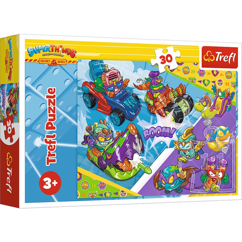 Puzzle 30el Super Things /Trefl