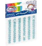 Diamenciki samoprzylepne Fiorello GR- DS06 małe błękitne w paskach