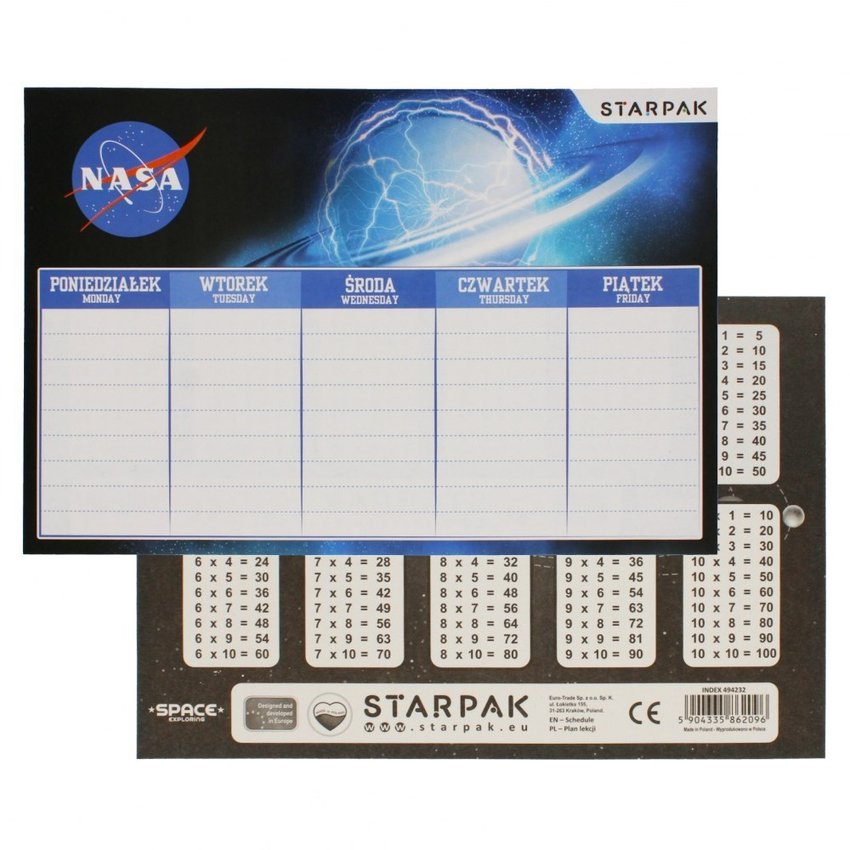Plan Lekcji [494232] Nasa /Starpak