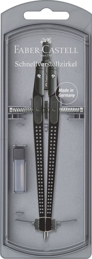 Cyrkiel Grip Czarny Faber-Castell