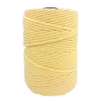 Sznurek Bawełniany Skręcany 5mm 100m Bananowy / DpCraft