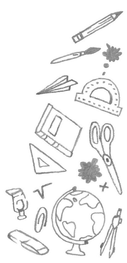 Zestaw Szkolny Ołówek 1111 3 Sztuki + Temperówka + Gumka Blister Faber-Castell