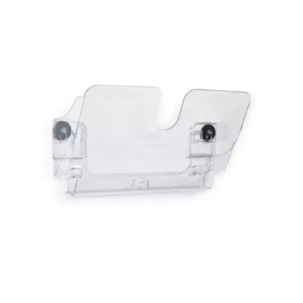 Pojemnik na Ulotki Flexiplus A4 Poziomy Magnetyczny Przezroczysty /Durable