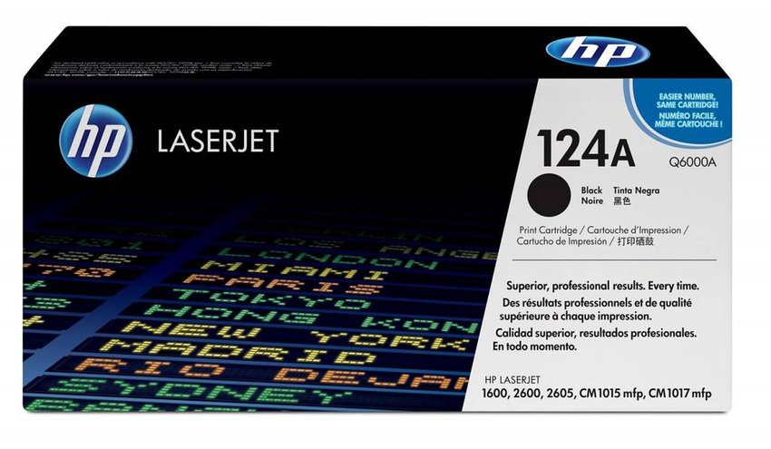 HP Q6000A (124A) 1600/2605/CM1015/CM1017 Czarny (Oryg.)