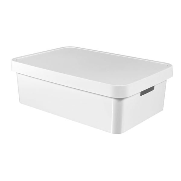 Pojemnik 30L z Przykrywką Infinity Biały / Curver 233758