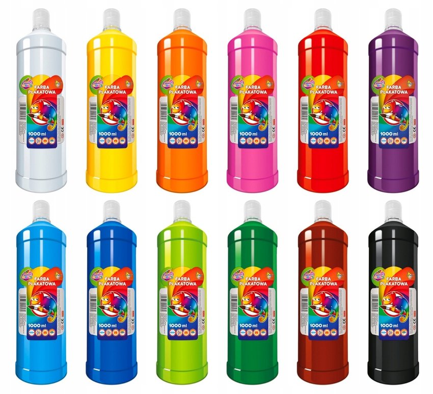 Farba Plakatowa 1000ml Ciemna Niebieska Sweet Colours / Otocki