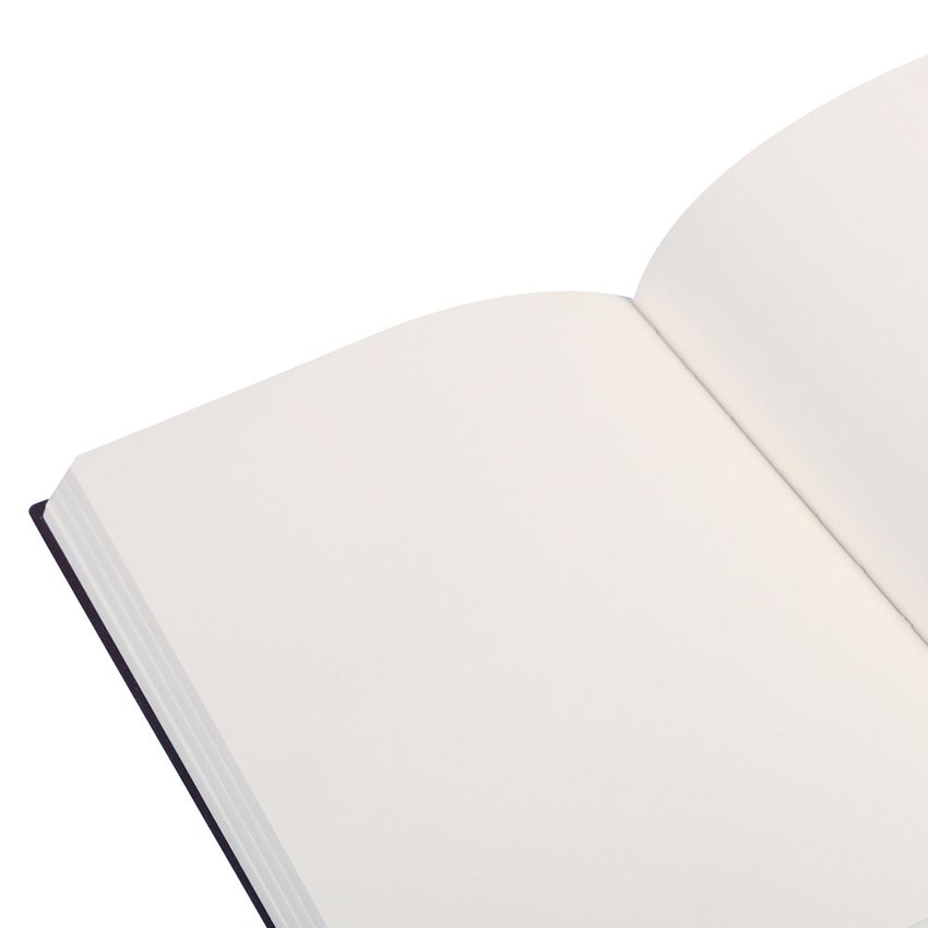 Notes Notatnik biurowy miękki gładki zamykany - O.NOTE Praha - 207 x 145 mm (A5) - granatowy
