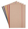 Teczka z gumką OFFICE PRODUCTS Eco Kraft karton A4 300 gsm 3-skrz., mix kolorów