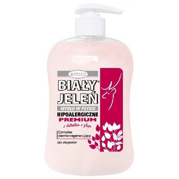 Mydło Biały Jeleń 500ml Dozownik Głóg