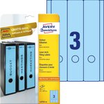 Etykiety do segregatora Avery 61x297 3/A4 A'20 Niebieskie No.L4753-20